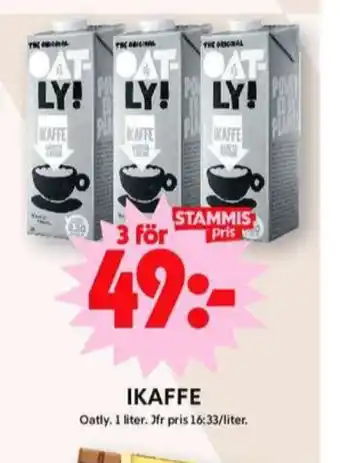 ICA Maxi Oatly ikaffe havredryck erbjuda