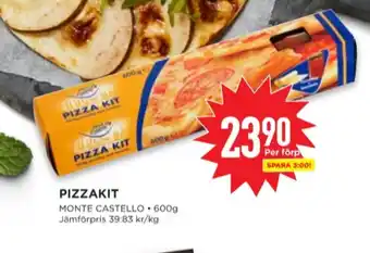 Willys Monte castello pizza kit erbjuda