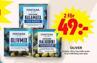 ICA Maxi Fontana oliver erbjuda