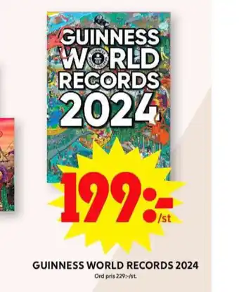 ICA Maxi Guinness world record böcker erbjuda