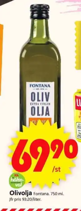 ICA Supermarket Fontana olivolja erbjuda