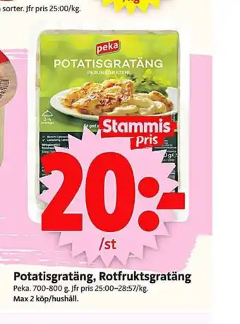 ICA Supermarket Peka potatisgratäng erbjuda