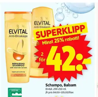 ICA Supermarket Elvital balsam erbjuda