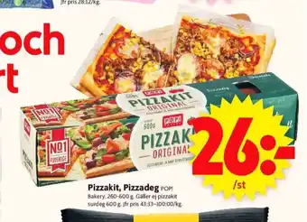 ICA Supermarket Pop pizzadeg erbjuda