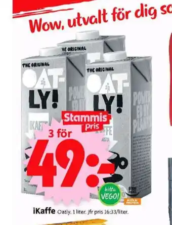 ICA Supermarket Oatly ikaffe havredryck erbjuda
