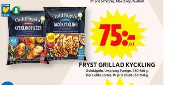 ICA Maxi Guldfågeln kycklingfilé erbjuda