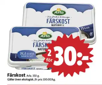 ICA Nära Arla färskost erbjuda