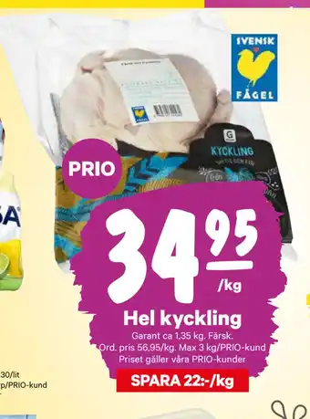 City Gross Hel kyckling erbjuda