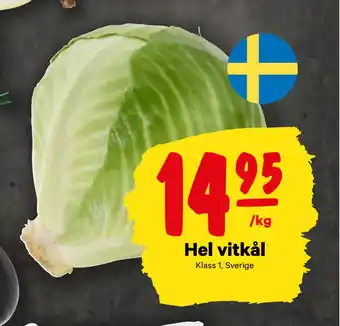 City Gross Hel vitkål erbjuda