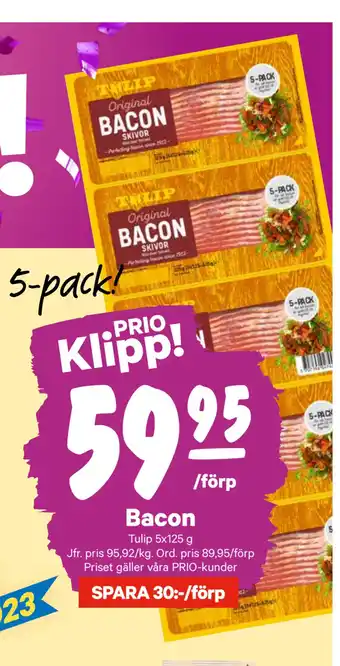 City Gross Bacon erbjuda