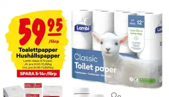 City Gross Toalettpapper hushållspapper erbjuda