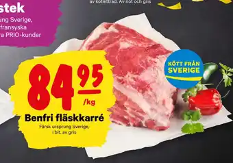 City Gross Benfri fläskkarré erbjuda