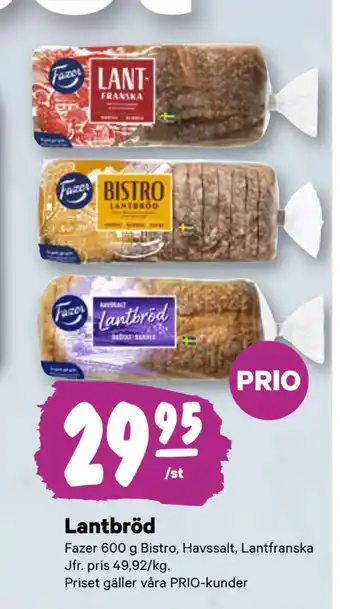 City Gross Lantbröd erbjuda
