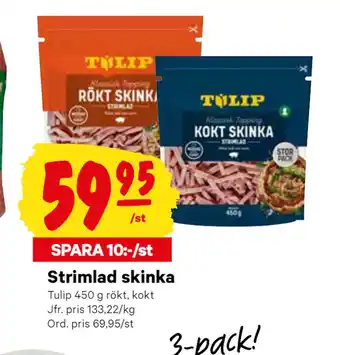 City Gross Strimlad skinka erbjuda
