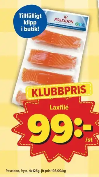 Östenssons Laxfilé Poseidon erbjuda