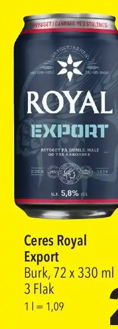 Citti Ceres Royal Export erbjuda