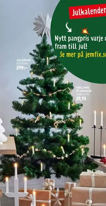 Jem&Fix Julgran erbjuda