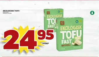 Bonum Matmarknad Ekologisk tofu erbjuda