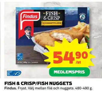 Fish & crisp/fish nuggets