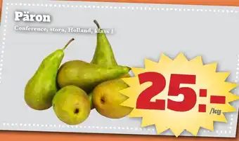 Bonum Matmarknad Päron erbjuda