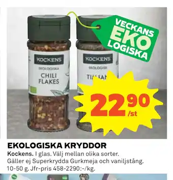Ekologiska kryddor