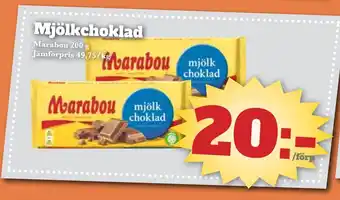 Bonum Matmarknad Mjölkchoklad erbjuda