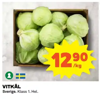 Coop Daglivs Vitkål erbjuda