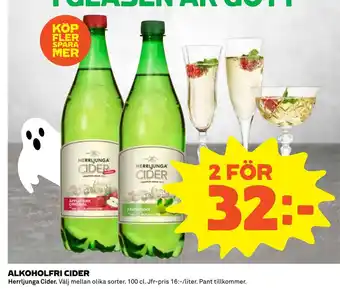 Coop Daglivs Alkoholfri cider erbjuda