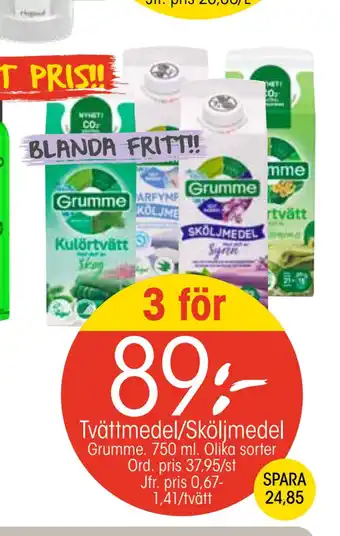EKO Tvättmedel/sköljmedel erbjuda