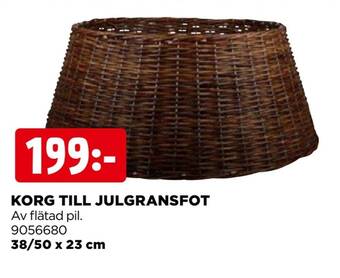 Jem&Fix Korg till julgransfot erbjuda