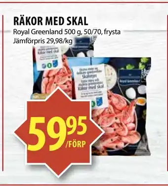 Matvärlden Tensta Räkor med skal erbjuda
