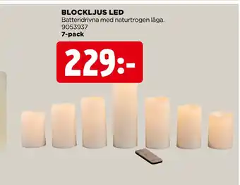 Jem&Fix Blockljus led erbjuda