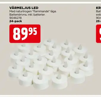 Jem&Fix Värmeljus led erbjuda