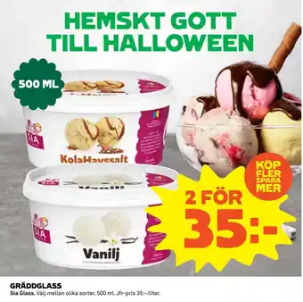 Coop Daglivs Gräddglass erbjuda