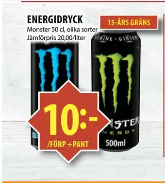 Matvärlden Tensta Energidryck erbjuda