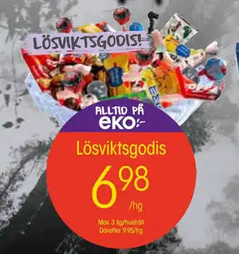 EKO Lösviktsgodis erbjuda