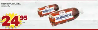 Nya Pulsen Skogaholmslimpa erbjuda