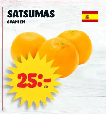 Nelins Satsumas erbjuda