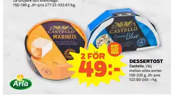 Stora Coop Dessertost erbjuda