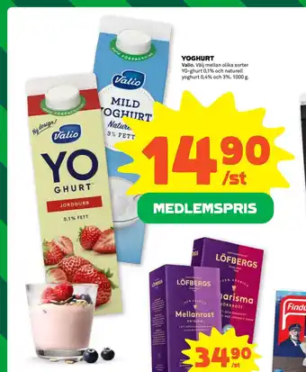 Stora Coop Yoghurt erbjuda