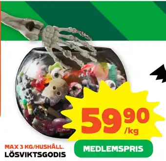 Stora Coop Lösviktsgodis erbjuda
