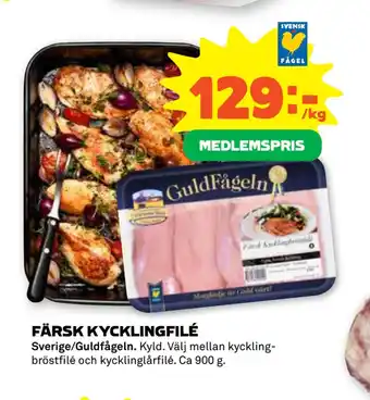 Stora Coop Färsk kycklingfilé erbjuda
