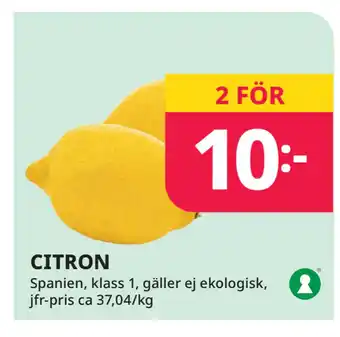 Tempo Citron erbjuda