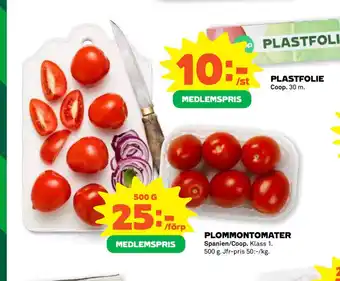 Stora Coop Plommontomater erbjuda