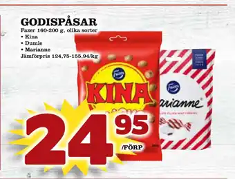 Nelins Godispåsar erbjuda