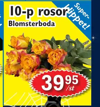 T-jarlen 10-p rosor erbjuda