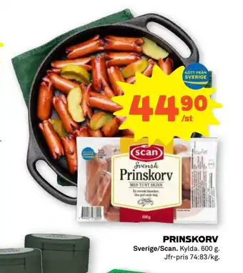 Stora Coop Prinskorv erbjuda