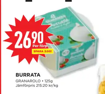 Willys Burrata erbjuda