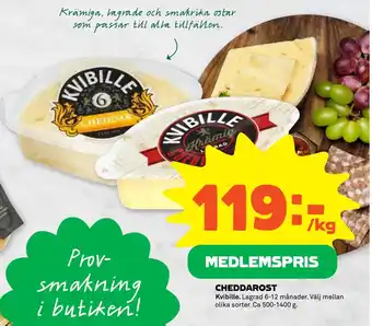Stora Coop Cheddarost erbjuda