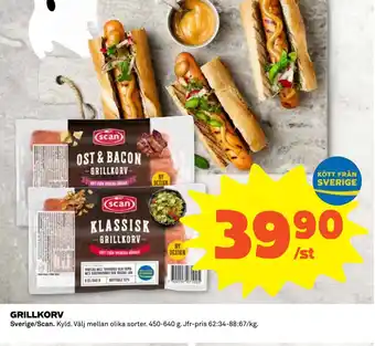 Coop Grillkorv erbjuda